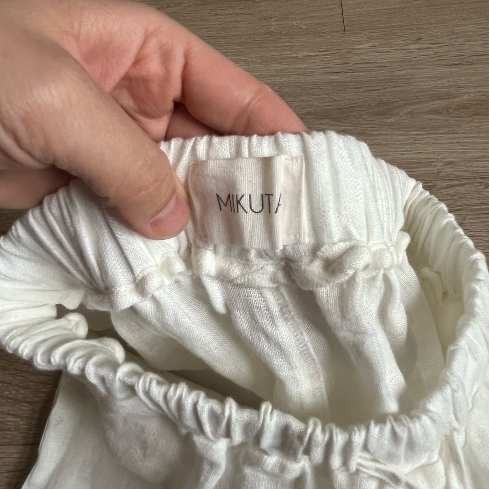 Off-white 100% linen shorts - Picture 4 of 5